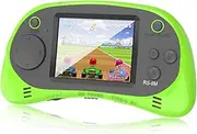 EASEGMER 16 Bit Kids Handheld Games Built-in 220 HD Video Games, 2.5 Inch Portable Game Player with Headphones - Best Travel Electronic Toys for Toddlers Age 3-10 Years Old Children (Green)