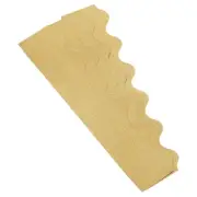 30pcs 3"x13" Bulletin Board Border Scalloped Trim Classroom Wall Decor Gold