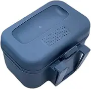Worm Box, Plastic Fishing Live Bait Box, Breathable Holes Bait Bucket with Leakproof Lid, Clip on Worm Container for Belt