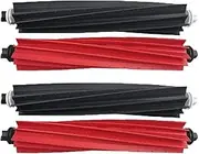 Main Brush Compatible for Roborock S8/S8 Plus/S8+/S8 Pro Ultra/G20 Roller Brush Robot Vacuum Cleaner Accessories(4 pcs)