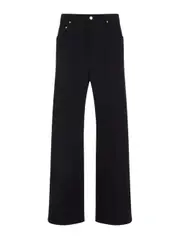 [Rick Owens] Rick Owens-Pantaloni Dritti A Gamba Larga In Jeans Geth-Uomo 31
