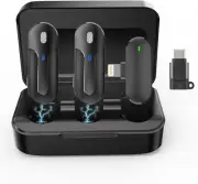 MAXTOP SoundPro Go 98FT M8 | 48kHz Wireless Lavalier Microphone with 3-Mode Nois