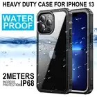 Full Body 360° Protective Case IP68 Underwater Shockproof for iPhone 13 12 XR XS
