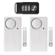 NO WIFI Window Door Alarm Set with Remote Control Dingdong Welcome Mode DIY Pair