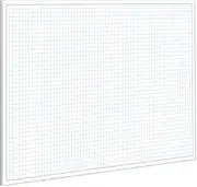 Engineering Graph Paper Pads, 11x17 Quadrille 25 Sheets/50 Pages Grid Paper for Drafting, Engineering, Blueprint Drawing, 4x4 Blue Quad Rule, 100gsm White Paper