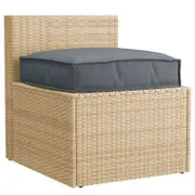 Outdoor Cushion Anthracite Polyester 60 cm x 60 cm