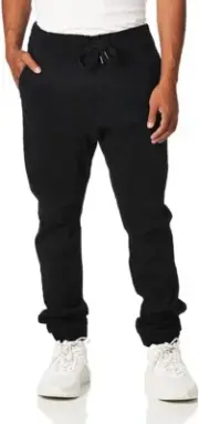 WT02 Jogger Pants Men's 2XL Black Twill New 9091-3331A