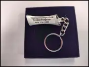 LOT of 12 - Class of 2019 PSALM 25 Show me Your ways OLord.. KEY RING 4 1/4 Inch