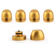 4set Aluminum Alloy HiFi Speaker Isolation Feet Pad Steel Balls Shock Absorber