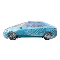 在飛比找蝦皮商城優惠-《汽車雨衣》一次性透明汽車罩 透明車罩 拋棄式車衣 汽車車罩