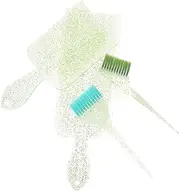 CRILSTYLEO Hair Coloring Board Brush Plastic Highlighting Tool for Salon Diy Comfortable Grip Random