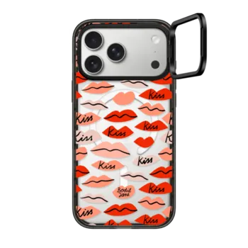 iPhone 17 Pro Max Impact Ring Stand Case MagSafe Compatible Kiss Kiss