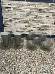 Vintage Tupperware Parfait Cups & Bowls Set