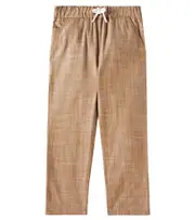 [Bonpoint] Bonpoint Connell chambray pants Y 14 brown