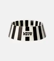 [Jonathan Adler] Jonathan Adler Vice Meow striped cat bowl