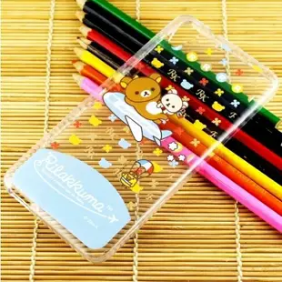 Rilakkuma 拉拉熊 HTC Desire 728 彩繪透明保護軟套