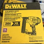 DeWALT DCN681B 20V MAX XR 18-Gauge Cordless Narrow Crown Stapler - Bare Tool
