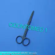 Operating Scissors Straight 6" Sharp/Blunt Black Coated Surgical Instruments