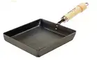 Made in Japan Large egg maker Iron frying pan IH compatible