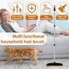 Carpet Rake Reusable Pet Hair Carpet Rake with Adjustable Long Handle caBGK