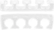 Mikinona Nail Art Toe Separators 2 Pack Toe Separators for Women for Foot Alignment