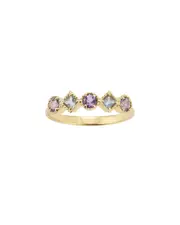 14K Italian Gold Gemstone Ring