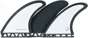 Honeycomb Thruster Fin I Single tab Cool Gray M - Surfboard fins, shortboard, Midlength