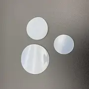 10pcs White Round Silicone Rubber Sheet Seal Gasket Diameter 8/10/12/15/16/18/20/25/30/40/50/60/70/80/90/100mm Thick 1/2/3/4/5mm (Color : White, Size : 32mm x 4mm)