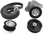 ​A2722000270 Compatible For Benz Engine Serpentine Drive Belt Pulley Assembly A-001-993-18-96 A-272-202-10-19 A-272-202-14-19