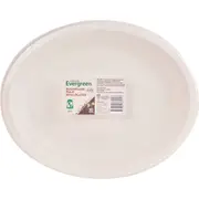 Armada Evergreen Sugarcane Pulp Oval Plates 10 pack