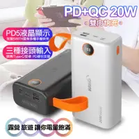 在飛比找momo購物網優惠-【HANG】65000型 PD5液晶顯示PD+QC 20W雙