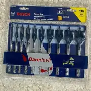 Bosch DSB5010 Daredevil Impact Tough 10 piece Spade Bits Value Pack