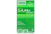 Jarrow Formulas SAMe Natural SAM-e S-Adenosyl-L-Methionine 400 - 400mg 60 Enteric Coated Tablets