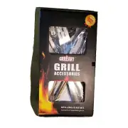 Stainless Steel Grill Art Grill Accessories SPATULA/FORK/TONGS/BASTING BRUSH NIP