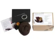 Ashford Needle Felting Kit Seal - Includes Felting Needle Foam & Wool NFKSL