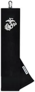 Team Effort Marines Face/Club Tri-Fold Embroidered Towel