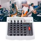 6 Channel Audio Mixer Multiple Interface Sound Mixer Controller LCD Display SD3