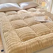 Japanese Traditional Futon Sleeping Mat, Portable Guest Bed, Foldable Futon Mattress, Winter Thick Futon Mat, Suitable for Camping, Bed, Sofa, Bedroom.