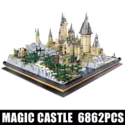MOC Toy set Magic School Architecture Building Block Construction Toy For 22004