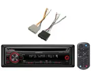 AM FM CD Mp3 AUX Mp3 Kenwood Car Radio,Antenna Adapter&Installation Wire Harness
