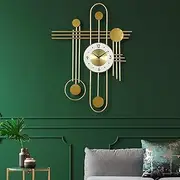 Large-Scale Modern Minimalist Wall Clock, Creative Home Wall Decoration Clock Silent and No Ticking Time, Punctual, Indoor and Outdoor Garden Decorations