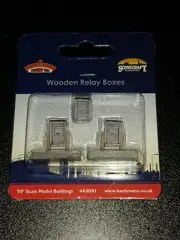 OO Gauge Bachmann 44-0501 Scenecraft Wooden Relay Boxes (Pre-Built)