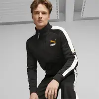 在飛比找momo購物網優惠-【PUMA】外套 男款 運動立領外套 歐規 黑 621351