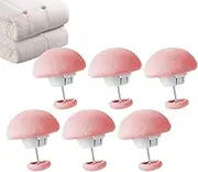 Compact Duvet Clips | 6X Compact Comforter Clips Holders - Easy Installation, Non-Slip, Sheet Fasteners Clamp for Thick Fabrics, Quilts, Seat Cushions, Sofa Covers