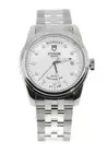 Tudor Glamour Diamond Day Date Stainless Steel Watch 56000