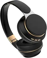 LOORGVEL Folding Wireless Headset Over-Ear Headphones HiFi Sound Quality Comfortable Cushions Compatible Laptop Computer Phone and Tablet