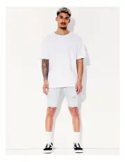 [Kenji] Dylan Denim Rolled Or Raw Short in Denim