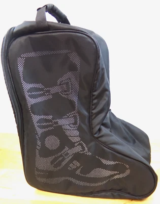 Viaterra Tall Motorcycle Motocross Boot Bag Black - New with Tags