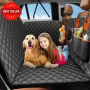 Dog Car Seat Cover Hammock Waterproof Back Seat Protector Hard Bottom Tesla Truc