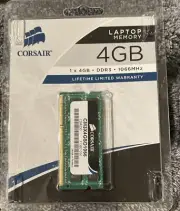 4GB DDR3 1066MHz Laptop Memory Corsair CM3X4GSD1066 Brand New